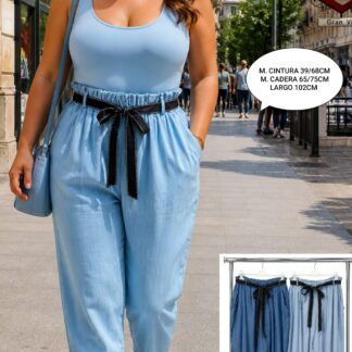 Pantalón Tencel Talla Grande