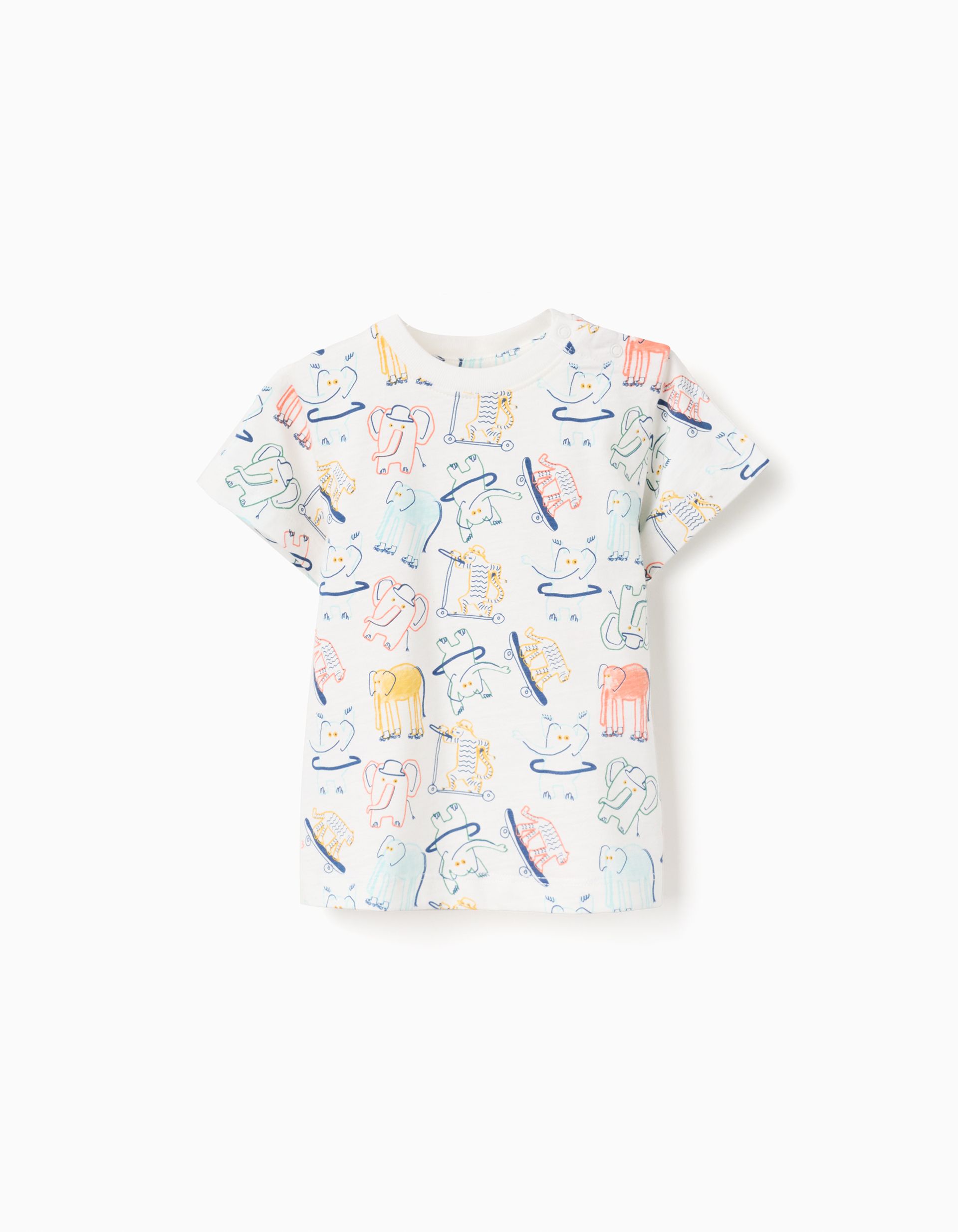 Camiseta Animalitos Manga Corta Zippy