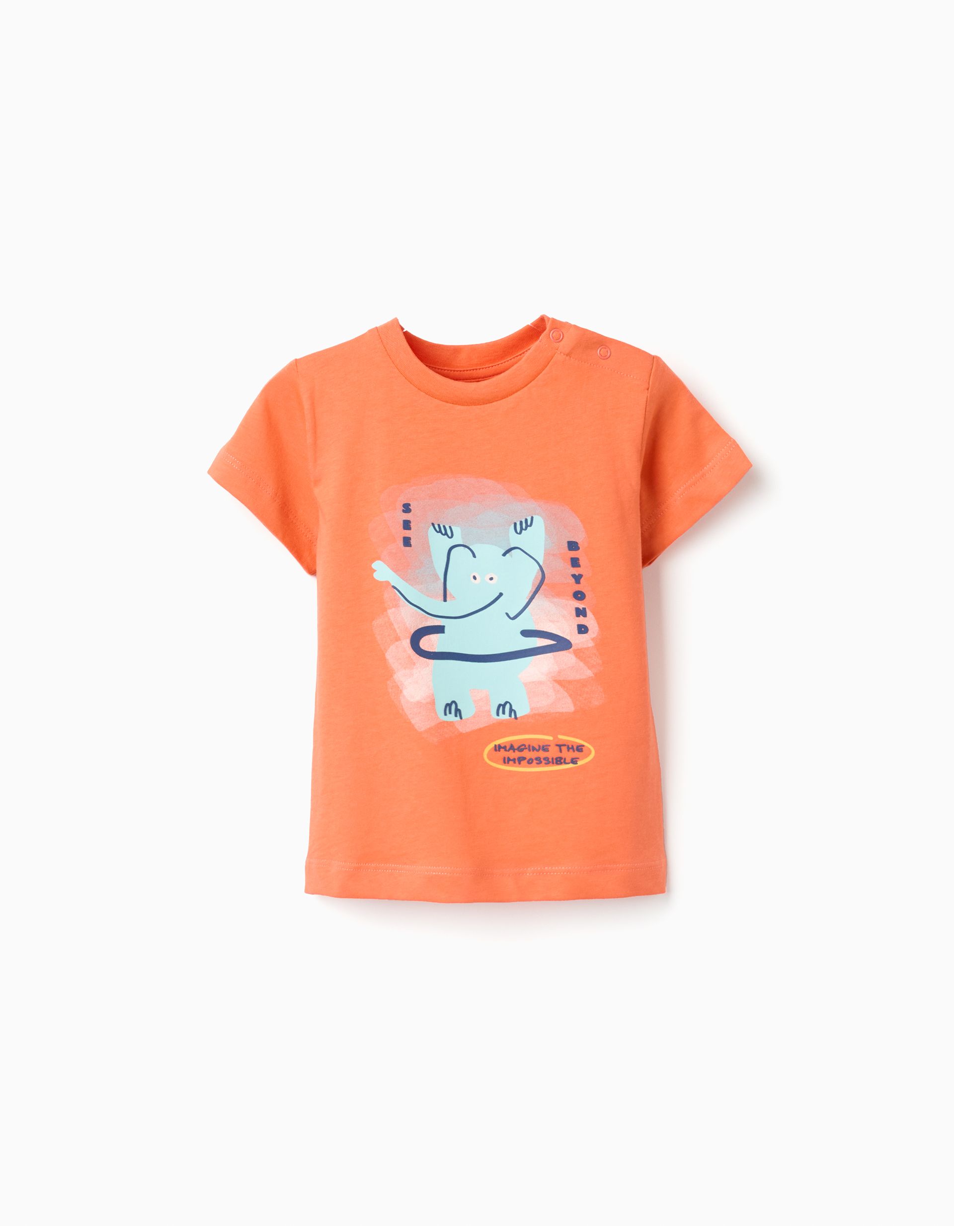 Camiseta Manga Corta Elefante Zippy