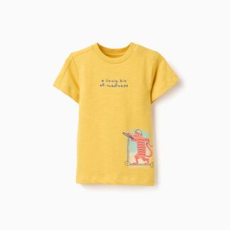Camiseta Amarilla Tigre Bebé Zippy