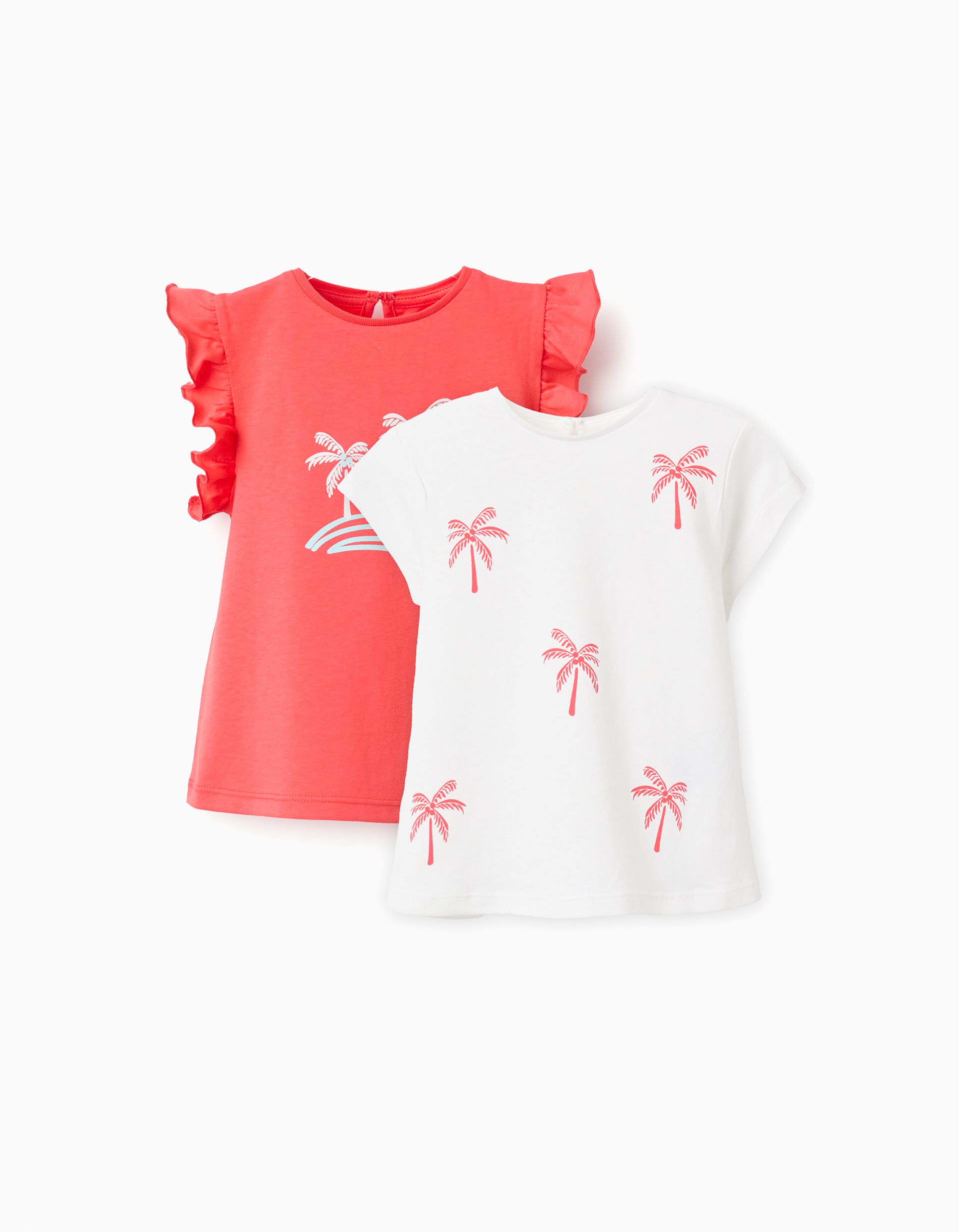 Pack 2 Camisetas Turquesa Bebé Zippy