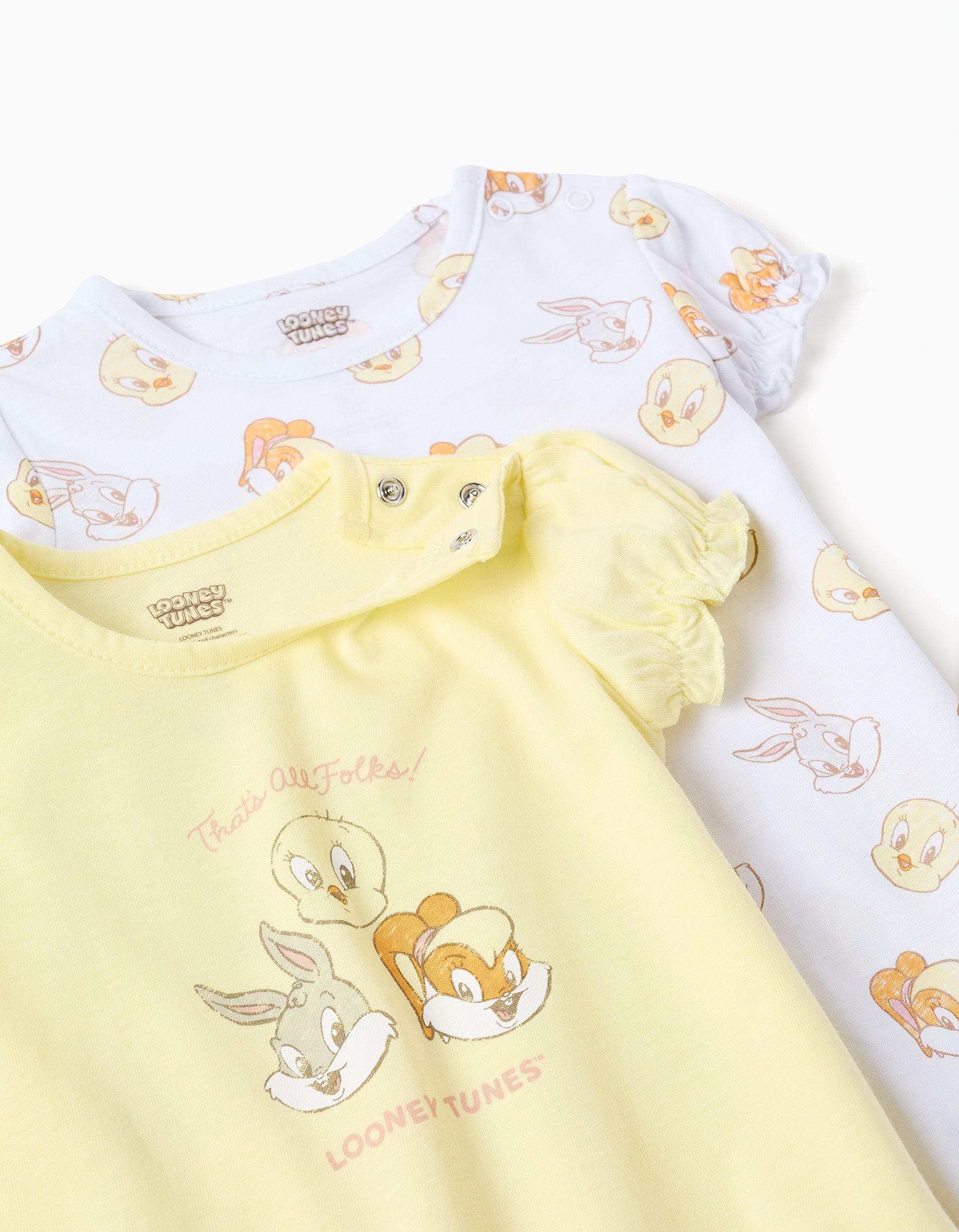 Pack 2 Pelele Looney tunes Bebé Zippy - Imagen 3