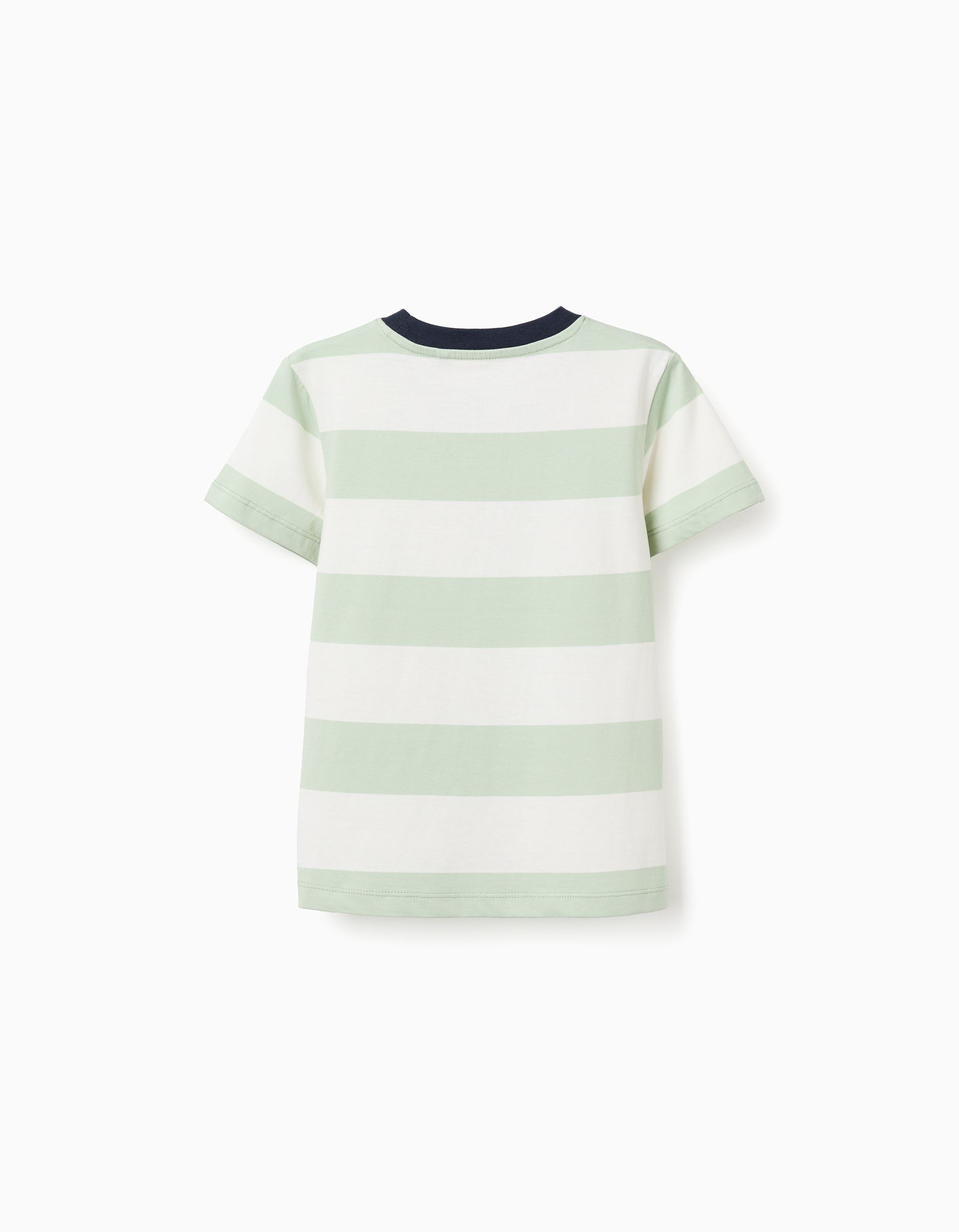 Camiseta Rayas Verde Niño Zippy - Imagen 4