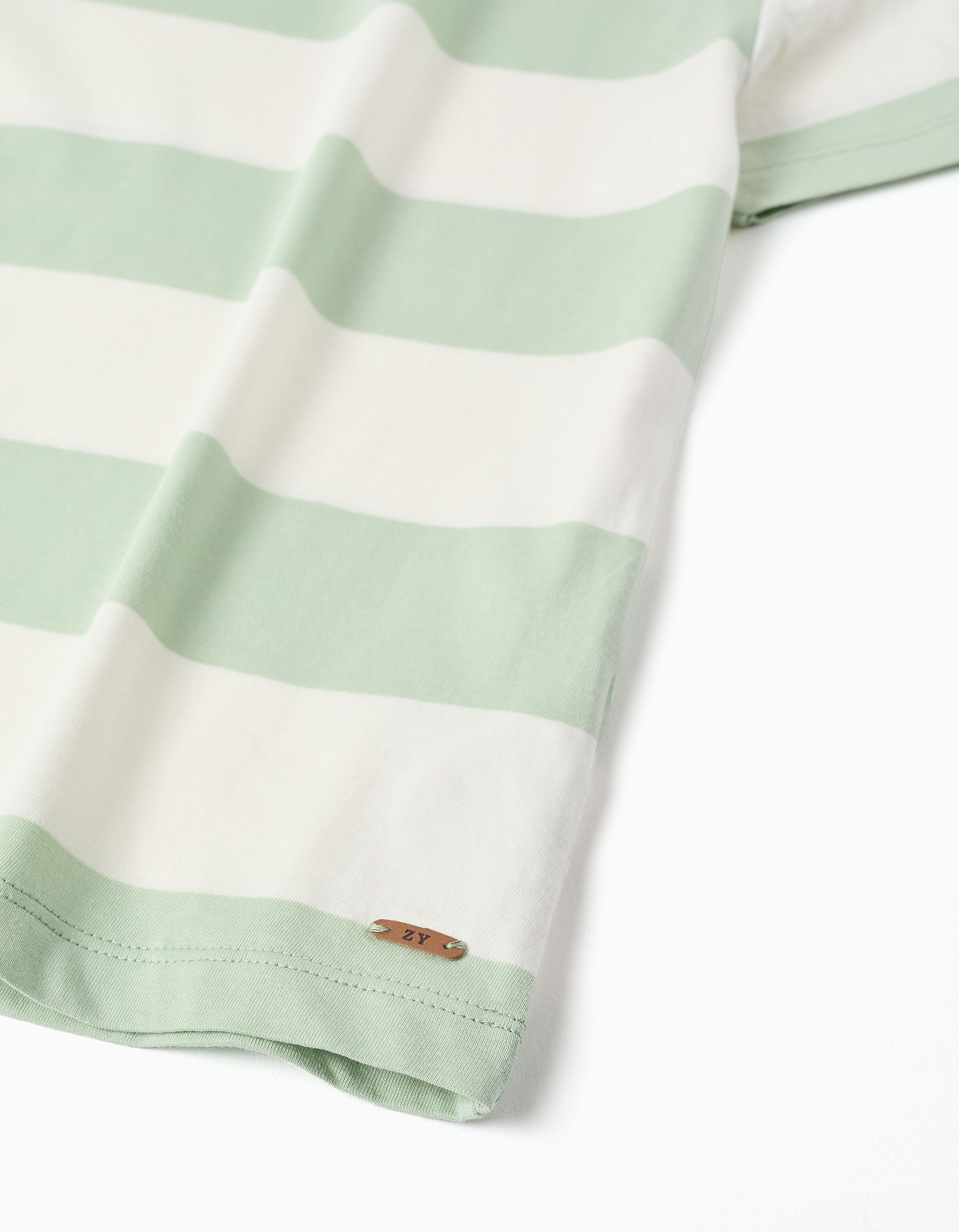 Camiseta Rayas Verde Niño Zippy - Imagen 3