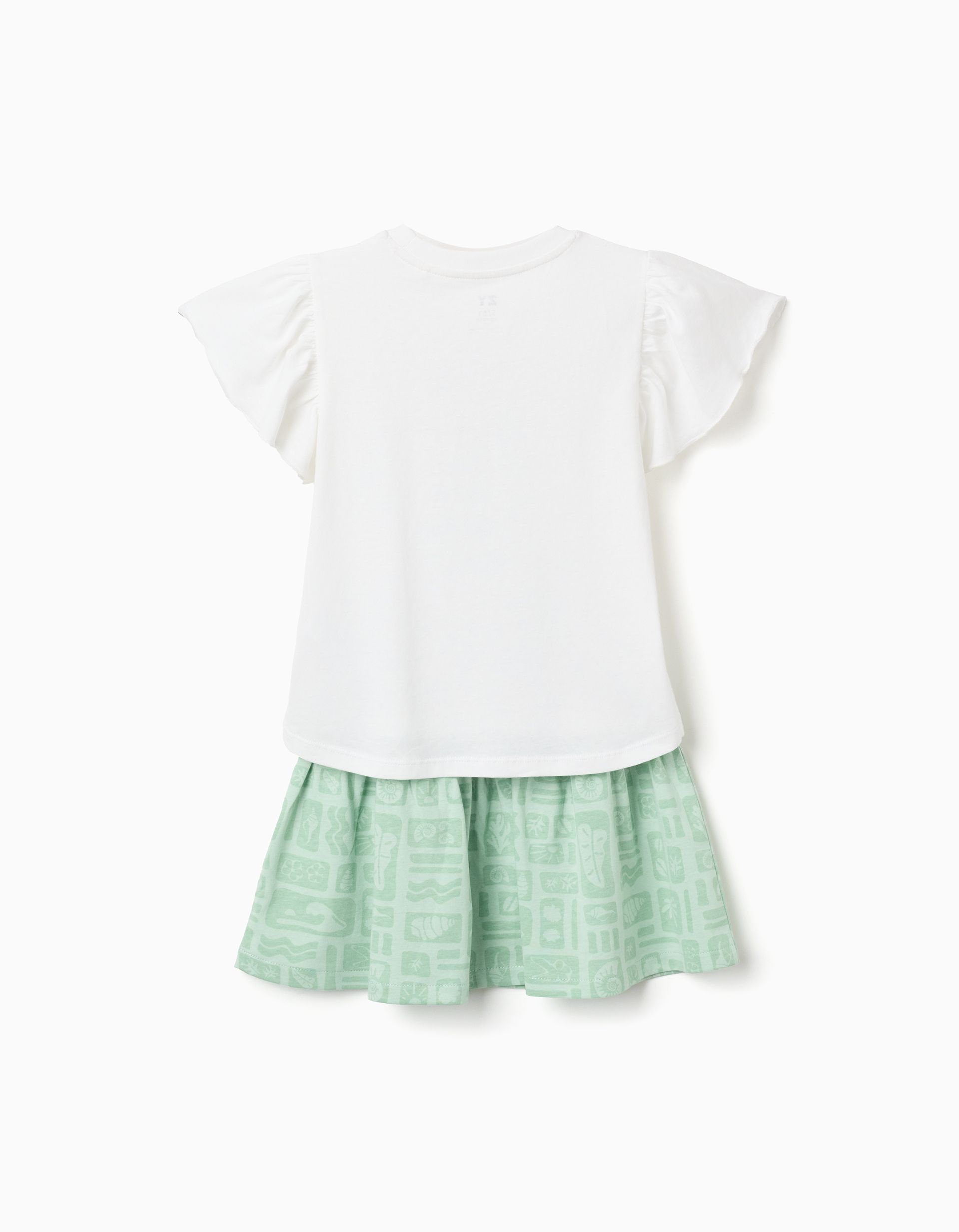 Conjunto Falda+Camiseta Verde - Imagen 4