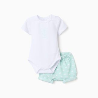 Conjunto Verano Mickey Verde Menta Zippy