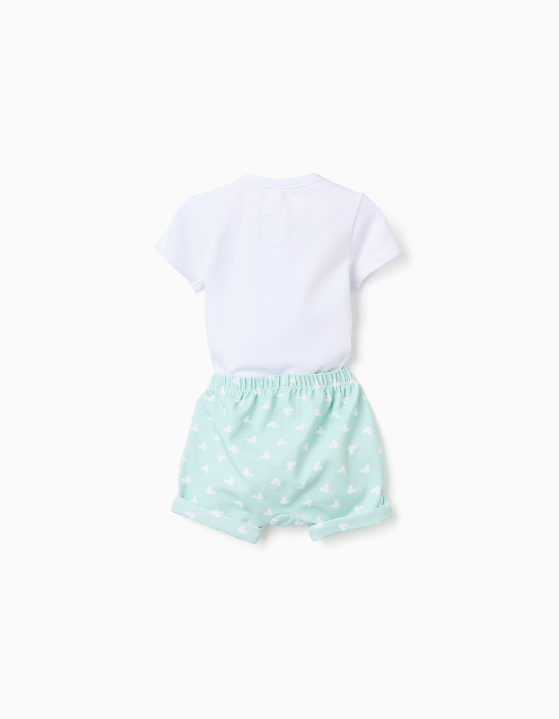 Conjunto Verano Mickey Verde Menta Zippy - Imagen 2