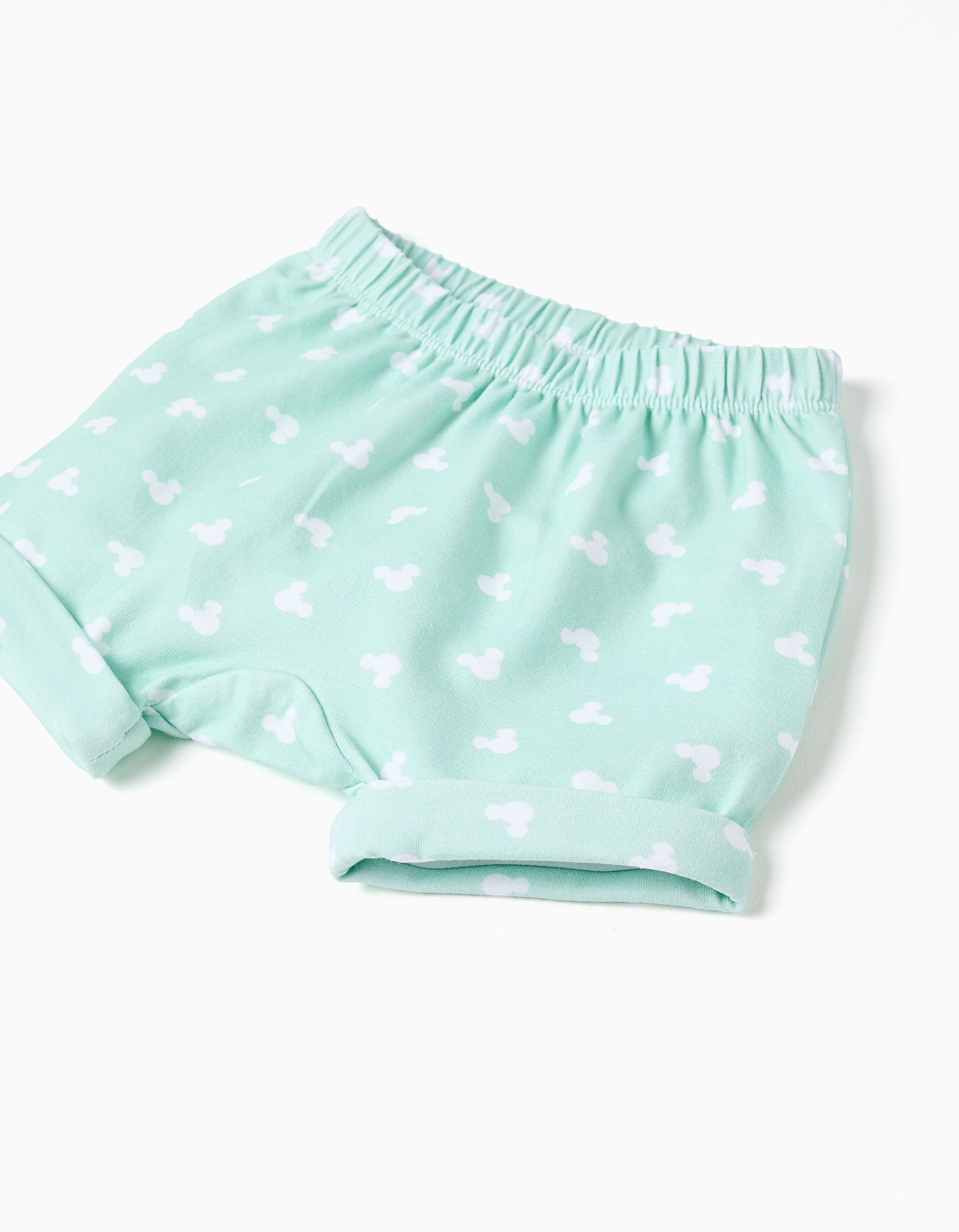 Conjunto Verano Mickey Verde Menta Zippy - Imagen 3