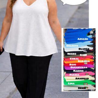 Blusa Tirante Ancho Talla Grande