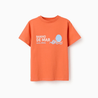 Camiseta Naranja Niño Zippy