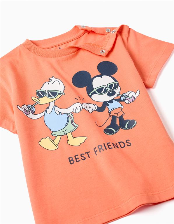 Camiseta Mickey naranja Zippy