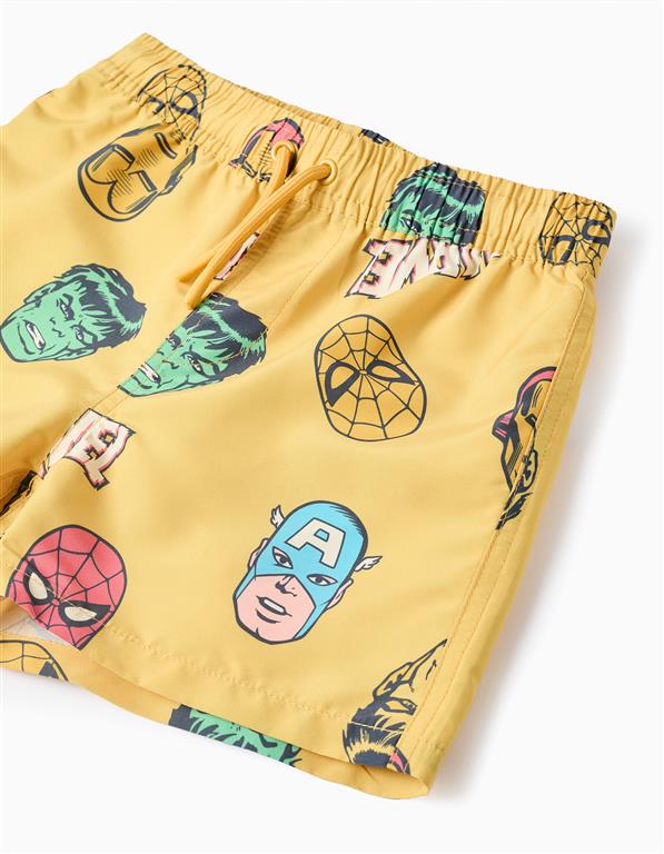 Bañador con motivo de Marvel Amarillo Zippy - Imagen 3