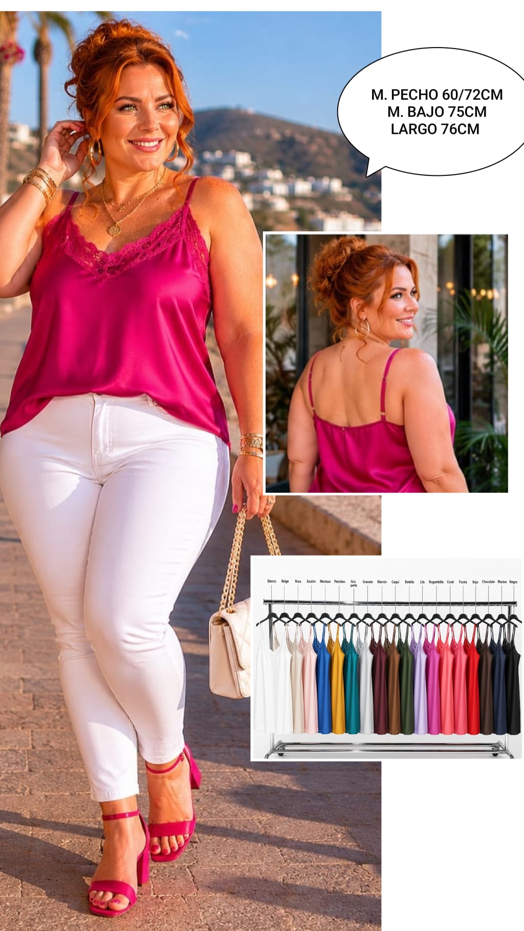 Camiseta Lencera Mujer Talla Especial