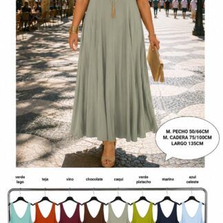 Vestido Asimetrico Mujer Talla Grande