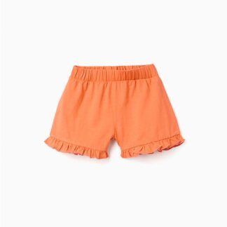 Pantalón Corto Naranja Niña Zippy