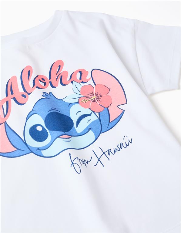 Conjunto Corto Niña Stitch Zippy - Imagen 2
