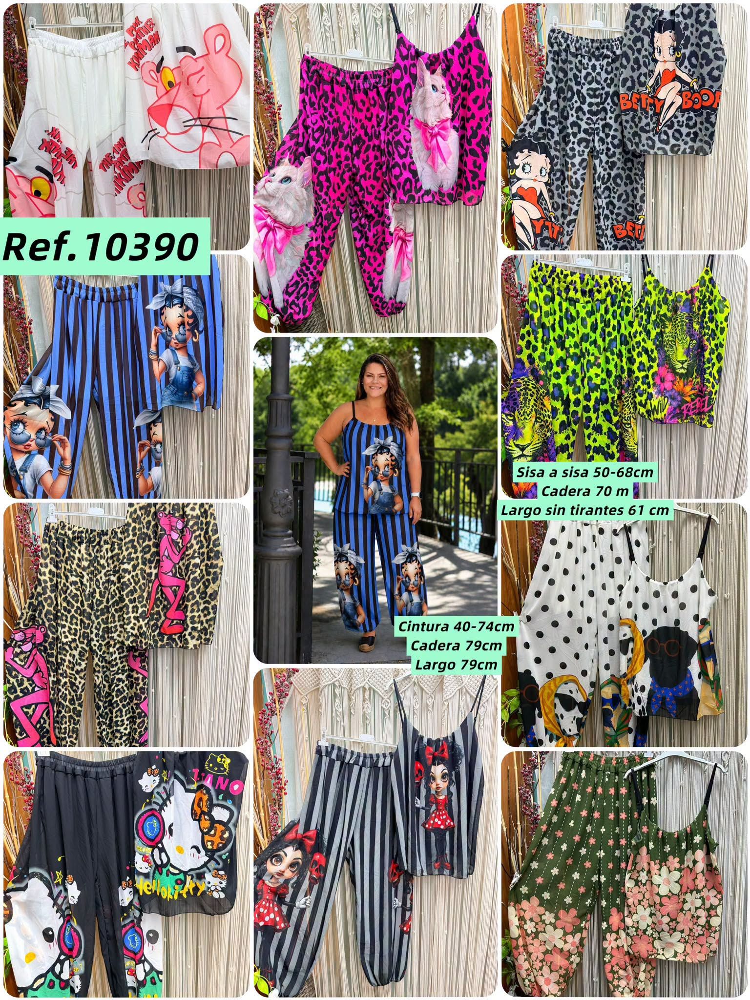 Conjunto Dibujos Mujer Talla Grande
