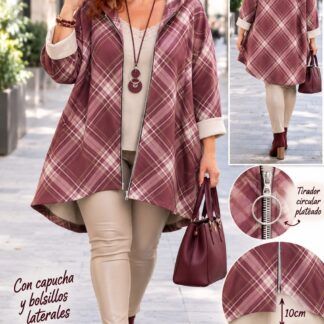 Chaqueta Antelina Mujer Talla Grande