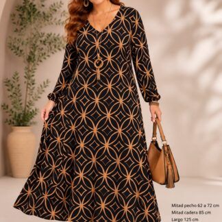 Vestido Largo Mujer Talla Grande