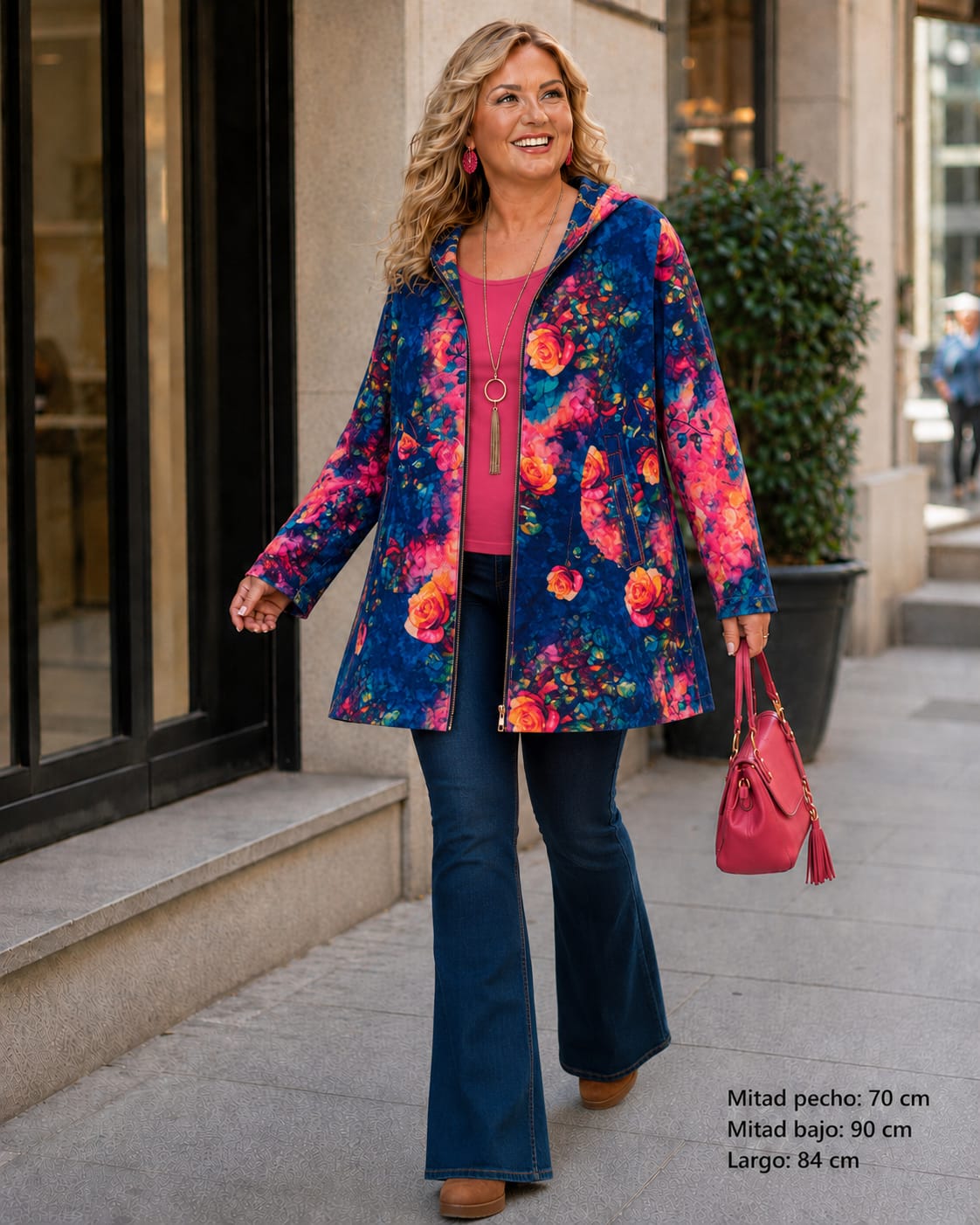 Chaqueta Colorines Mujer Talla Grande