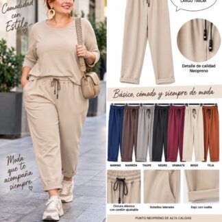Pantalón Chandal Mujer Talla Grande
