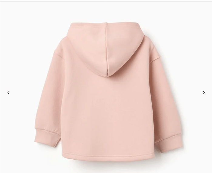 Sudadera Rosa Niña Zippy - Imagen 3