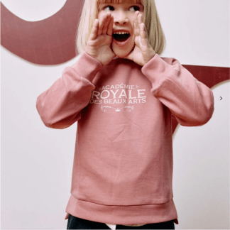 Sudadera Rosa Maquillaje Niña Zippy