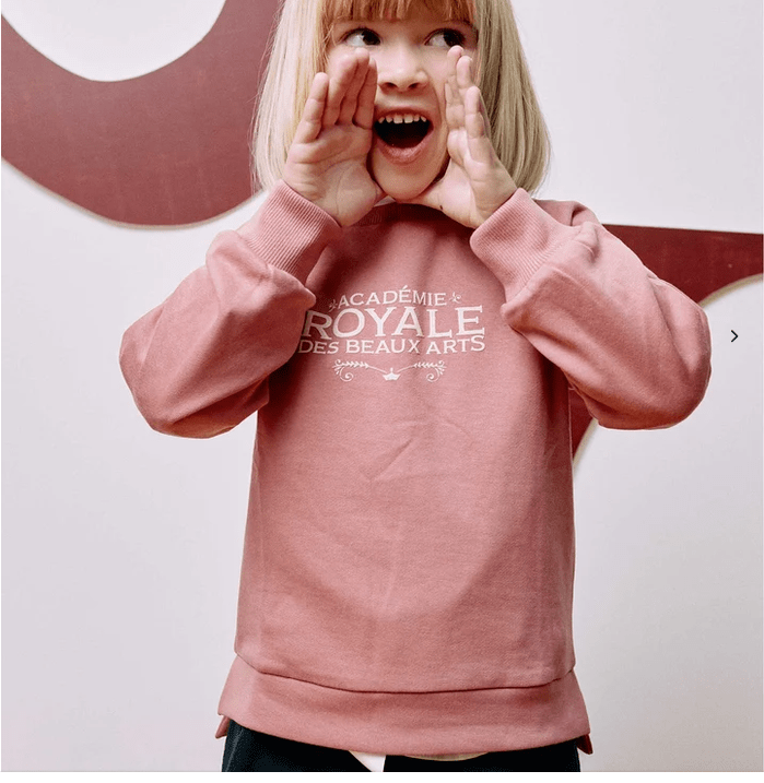 Sudadera Rosa Maquillaje Niña Zippy
