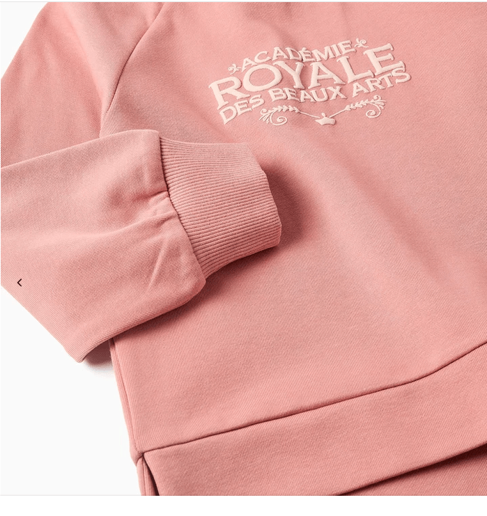 Sudadera Rosa Maquillaje Niña Zippy - Imagen 2
