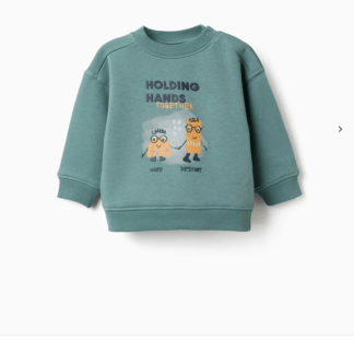 Sudadera Perchada Bebé Zippy