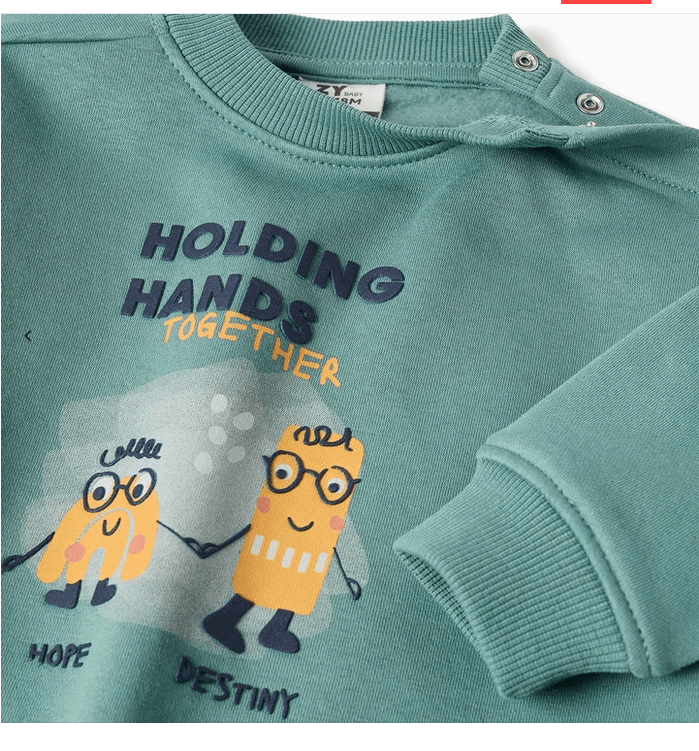 Sudadera Perchada Bebé Zippy - Imagen 3