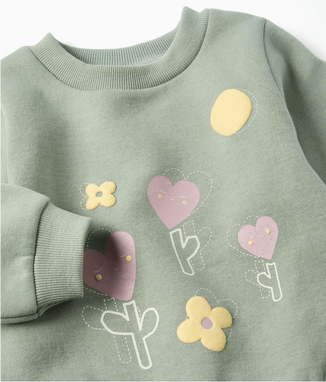 Sudadera Verde Estampada Zippy - Imagen 3