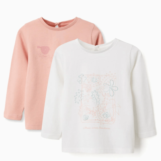 Pack 2 Camisetas Manga Larga Zippy