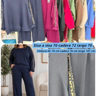 Chándal Animal Print Mujer Talla Grande