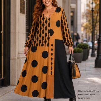 Vestido Mujer Largo Talla Grande