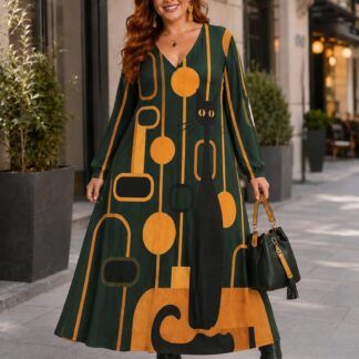 Vestido Mujer Largo Talla Grande
