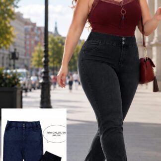 Pantalón Vaquero Gomas Talla Grande