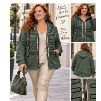 Chaqueta Cordones Talla Grande