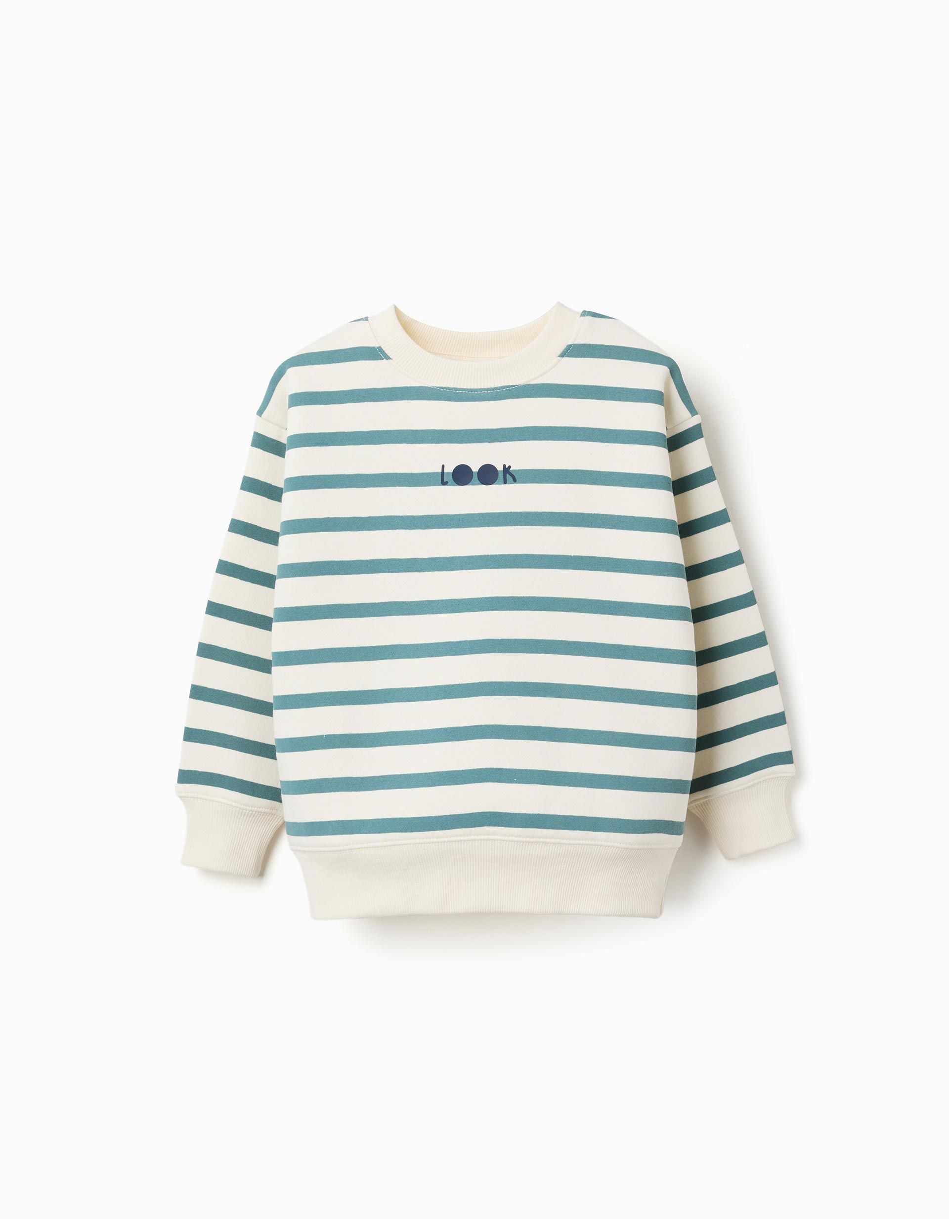Sudadera Rallitas Verde Zippy - Imagen 4