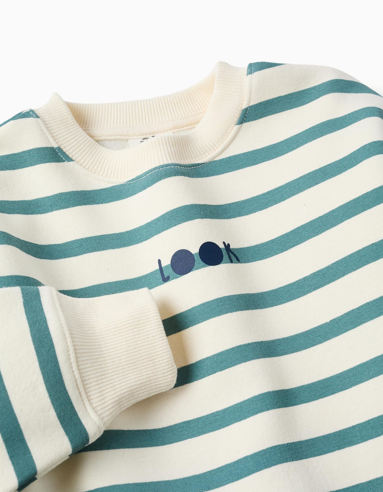 Sudadera Rallitas Verde Zippy - Imagen 3