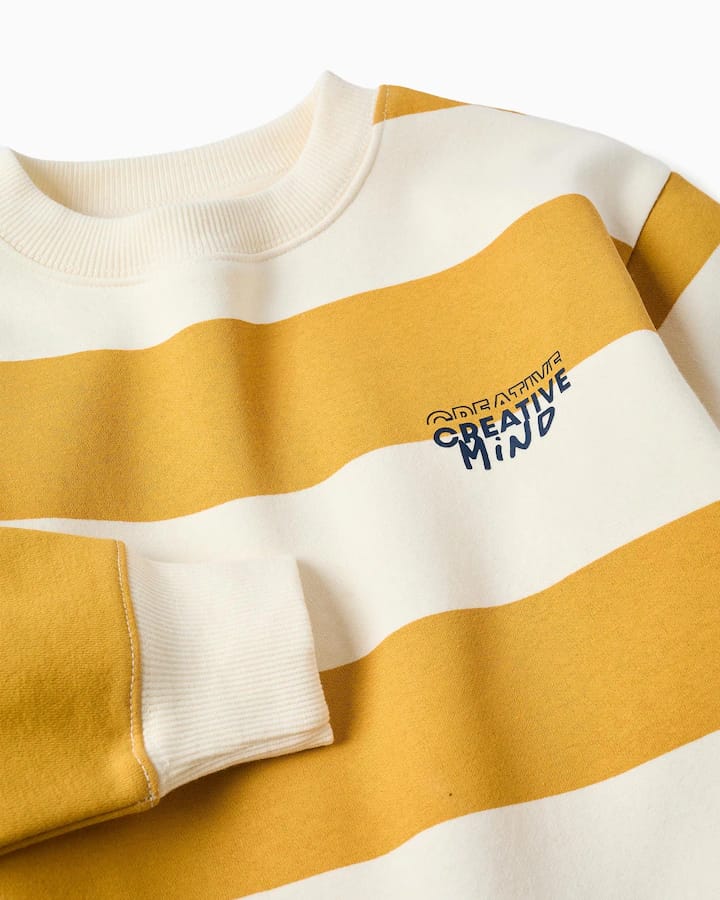 Sudadera Felpa Mostaza Niño Zippy - Imagen 4