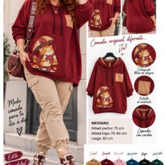 Sudadera Extra Grande Mujer