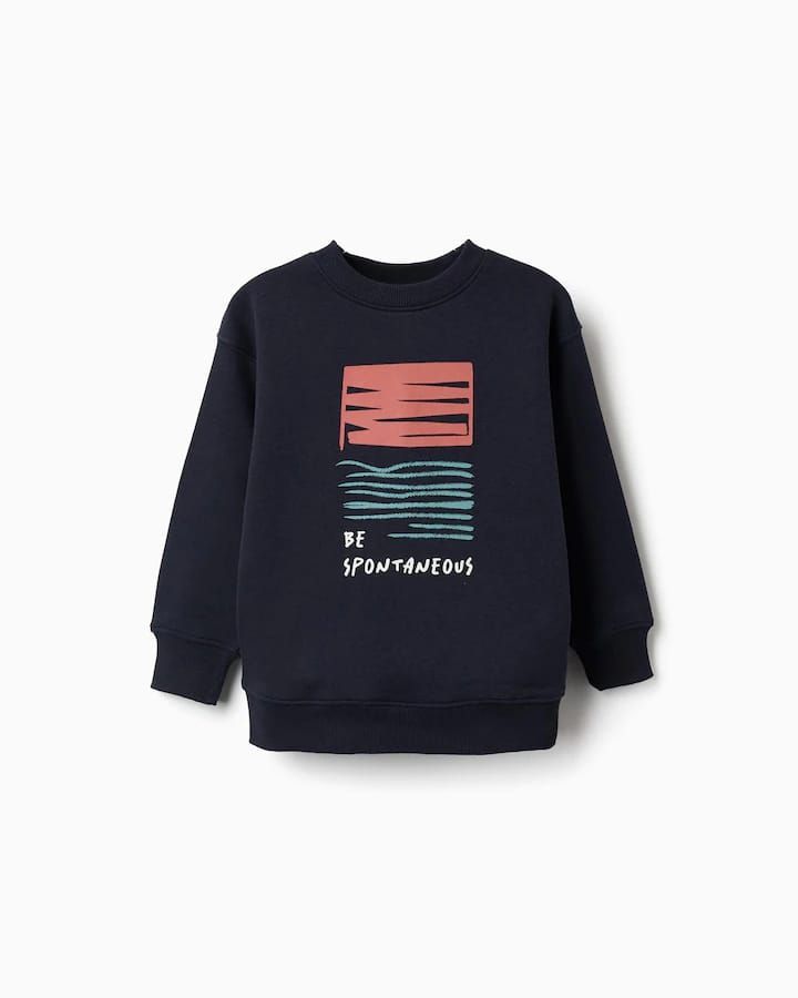 Sudadera Niño Marino Zippy