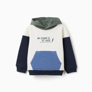 Sudadera Tricolor Bolsillo Central Zippy
