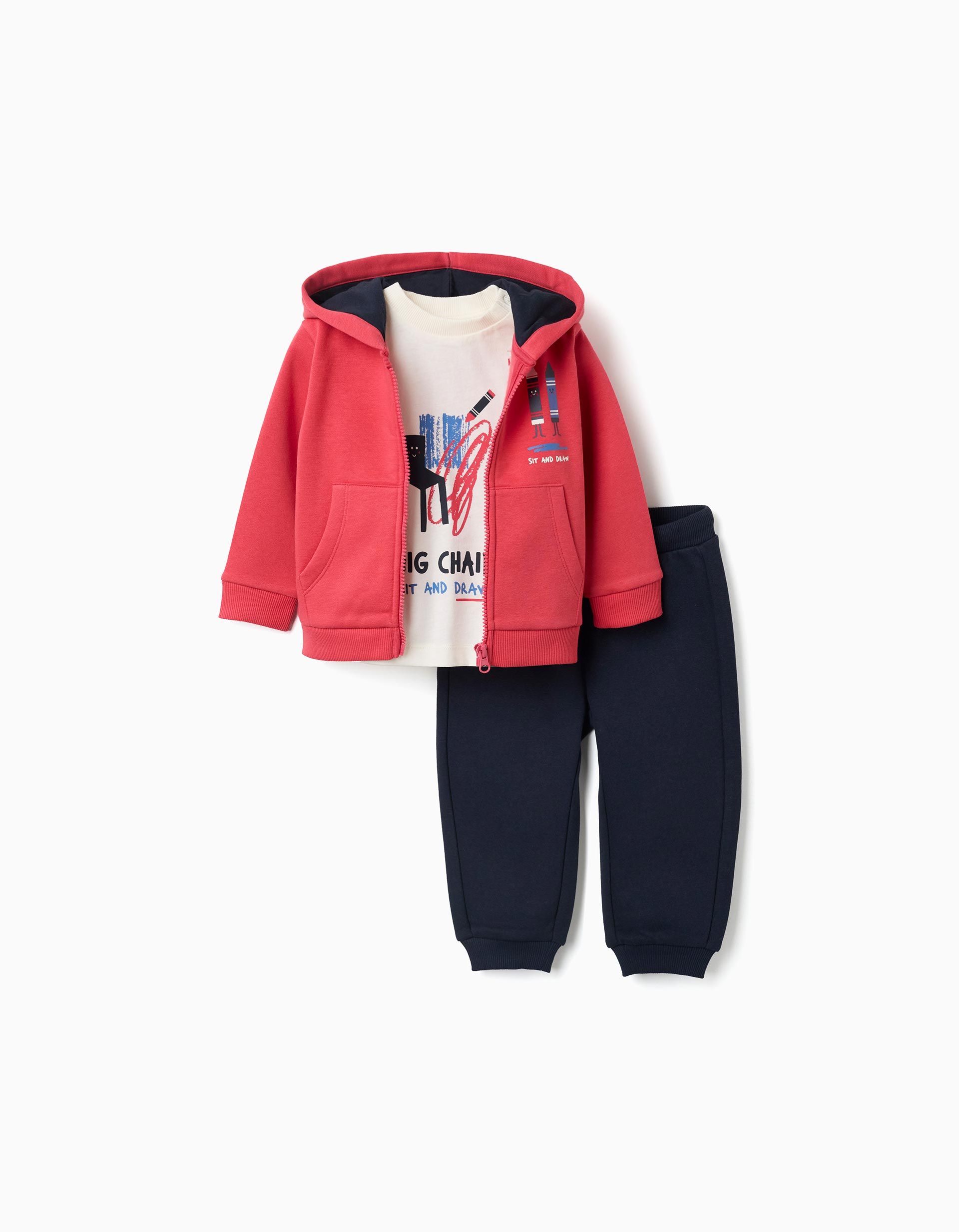 Chándal 3 piezas Rojo Niño Zippy
