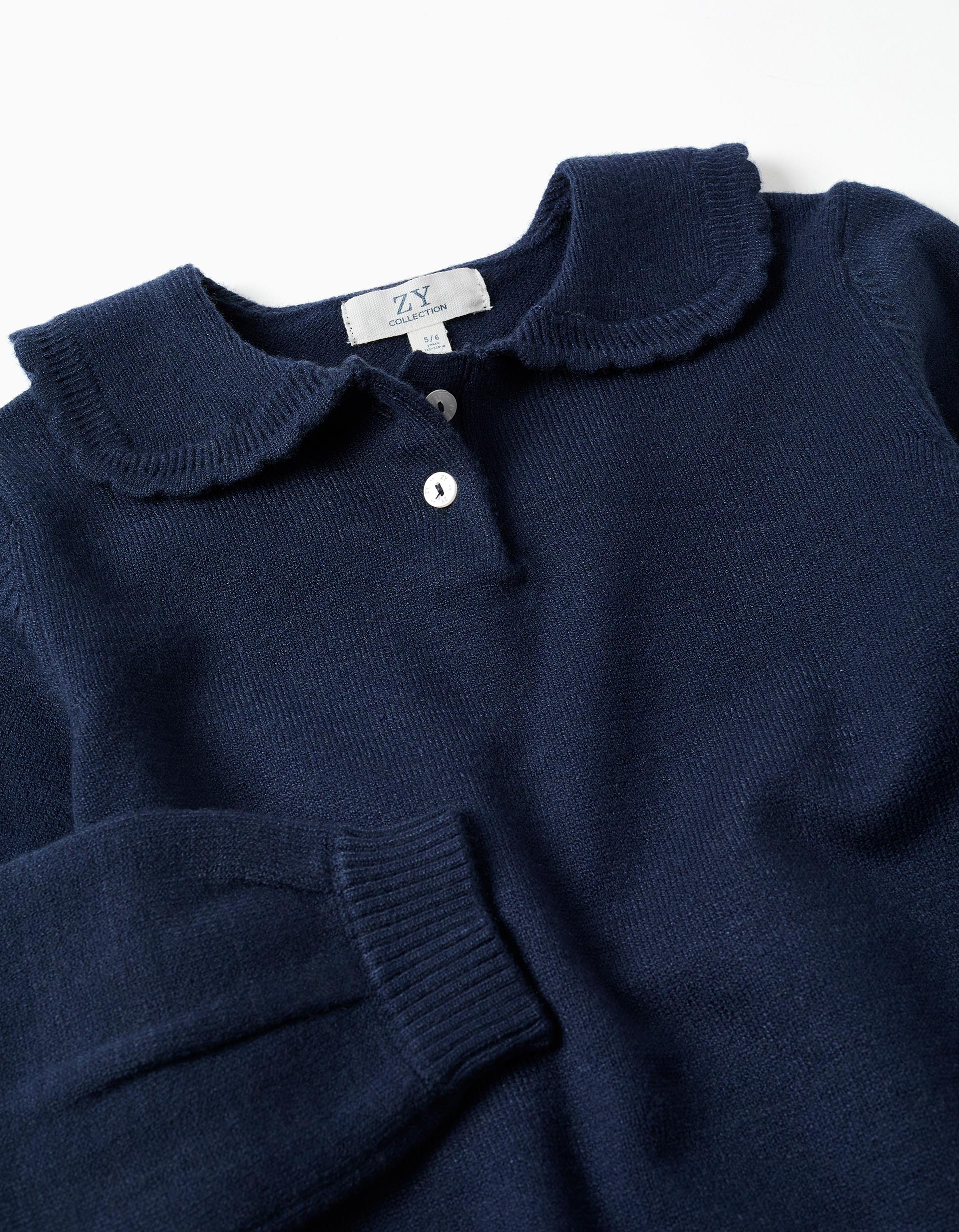 Jersey Con Cuello Marino Zippy
