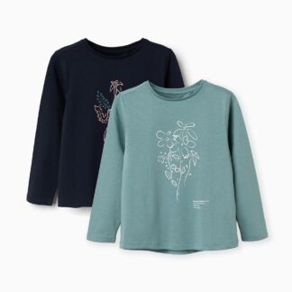 Pack 2 Camisetas Manga Larga Niña Zippy