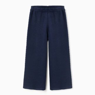 Pantalón de Punto Azul Niña Zippy