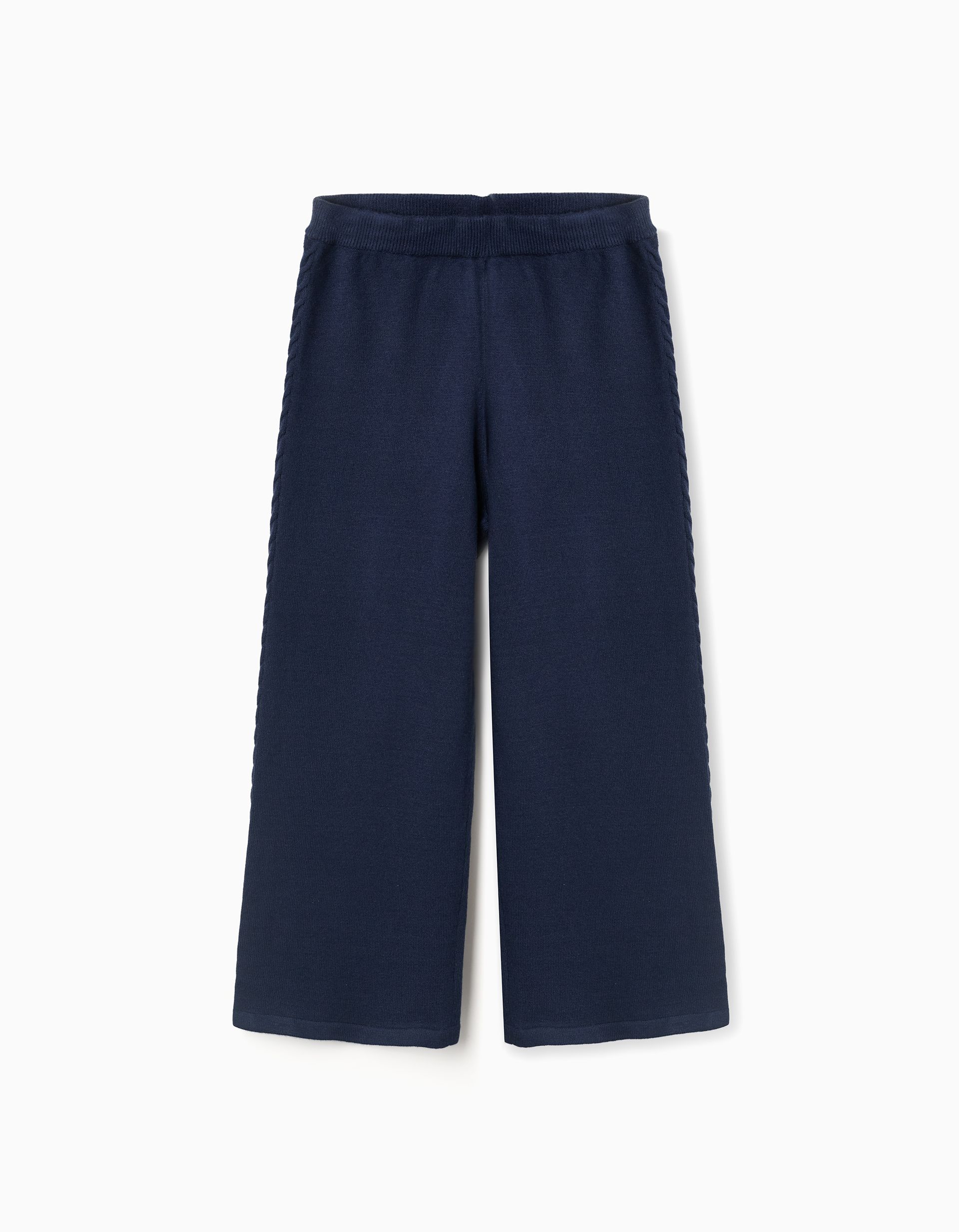 Pantalón de Punto Azul Niña Zippy