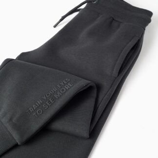 Pantalón de Niño Gris Perchado Zippy
